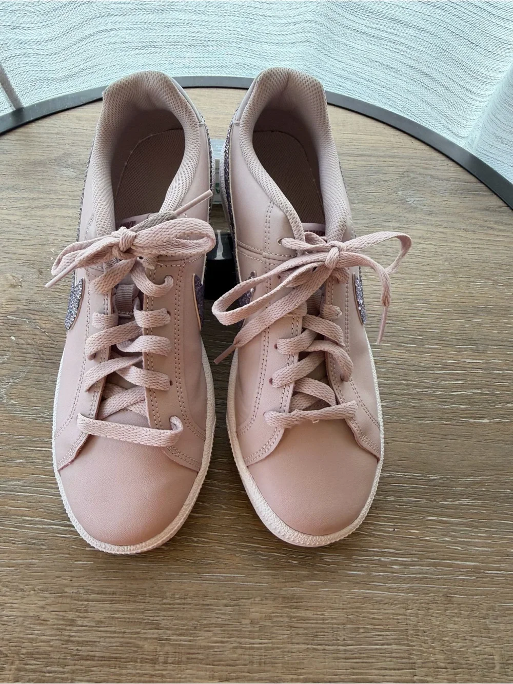 Nike Court Royale 2 Low Sneakers Blush Pink Rose Customize Rhinestone  Swoosh